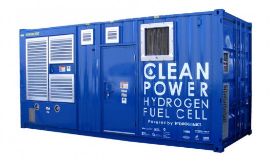 Fig. 3: Hydrogen fuel cell project at Honolulu Harbor.