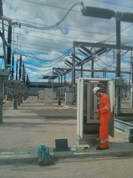 Installation of a DES system in a 300-kV transmission substation for centralized busbar protection
