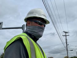 Penn Power Line Leader David Airgood believes the device will help protect line workers and utility personnel while they perform storm restoration work, particularly in dark and unfamiliar areas.