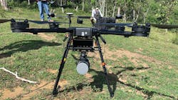 Drone and LiDAR. Drone and LiDAR.