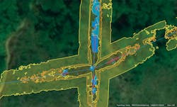 Risk map in 2D. Risk map in 2D.