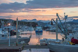 Cordova&apos;s population doubles during the fishing season. Cordova has Alaska&apos;s largest fishing fleet, and half of all households are involved in the industry.
