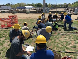 Installation skills training with immediate on-site factory-comparable testing and qualification. Source: IMCORP. Installation skills training with immediate on-site factory-comparable testing and qualification. Source: IMCORP.