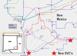 Map of southeast New Mexico.