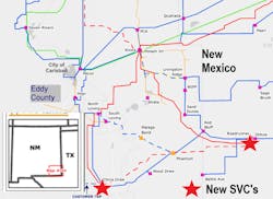 Map of southeast New Mexico. Map of southeast New Mexico.