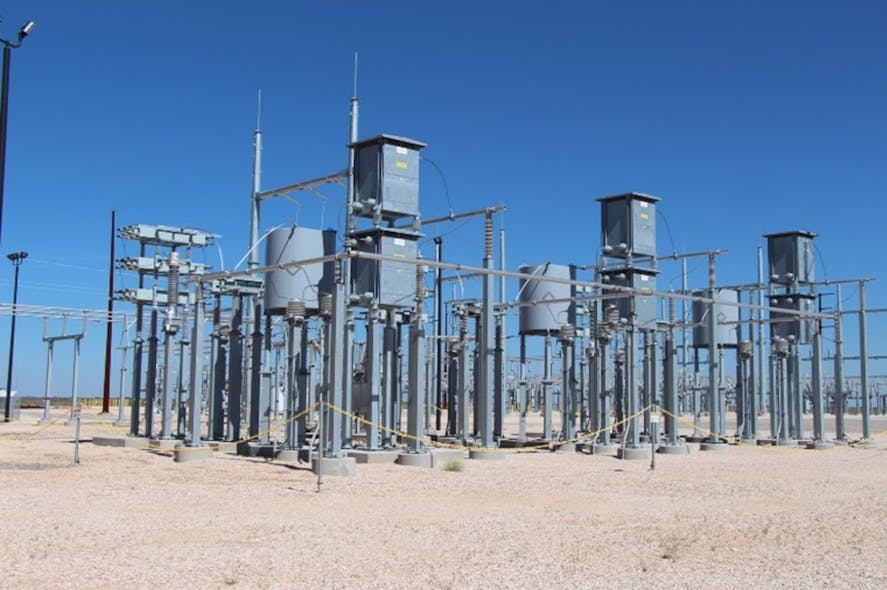 Roadrunner&apos;s 115-kV, 30-MVAR C-type filter.