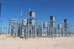 Roadrunner's 115-kV, 30-MVAR C-type filter. Roadrunner's 115-kV, 30-MVAR C-type filter.