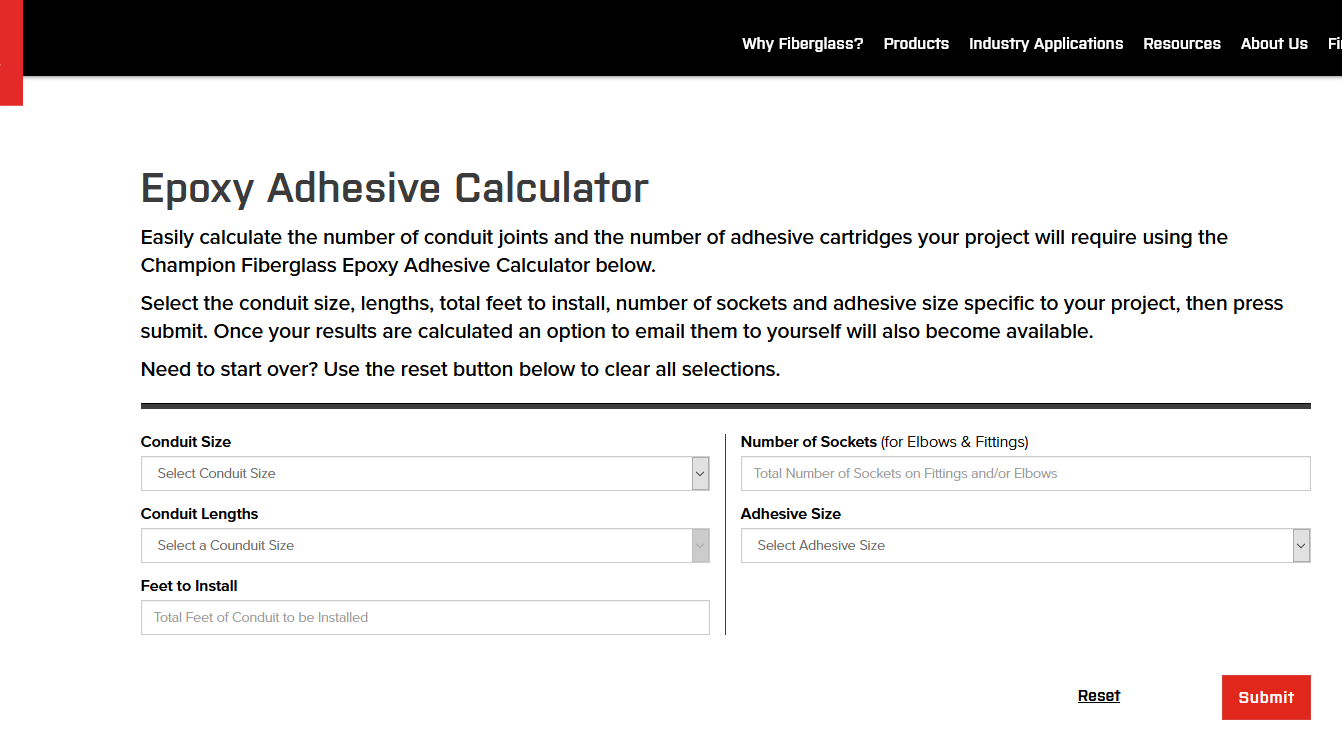 Epoxy Adhesive Calculator T&D World