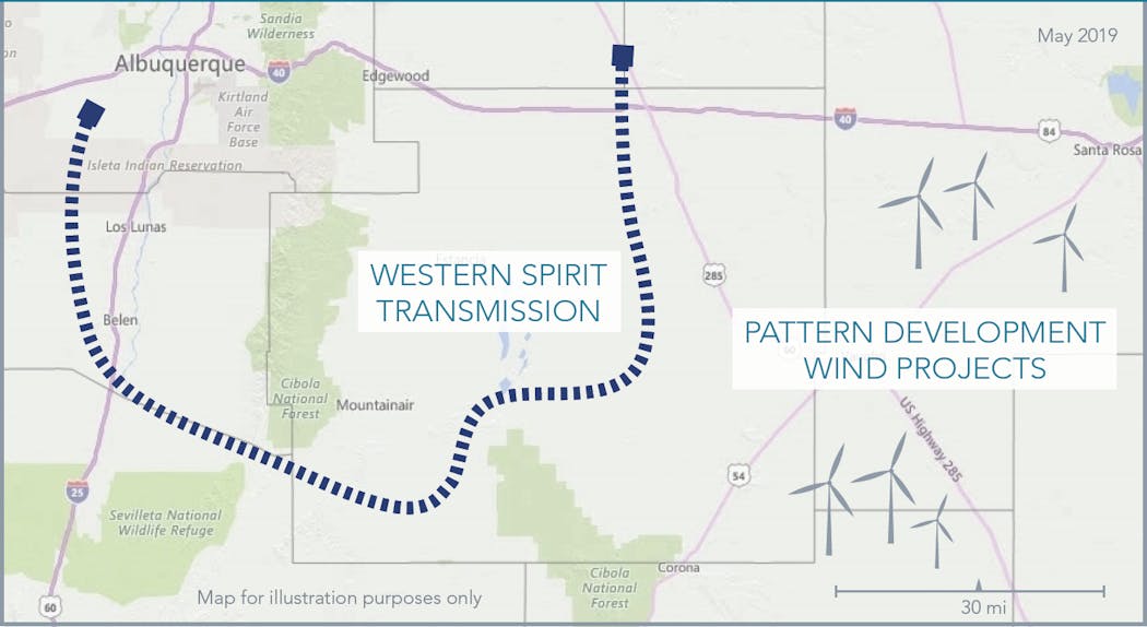 Western Spirit Project Area.
