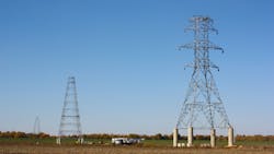 One of three program river crossings, the Meredosia-Ipava Illinois River crossing towers in Central Illinois are the tallest in the Ameren system. They stand at 486 feet tall with a span of more than 3,700 feet between the two large tangent towers and 7,300 feet between the two dead-end towers. 'Massive,' 'big' and 'enormous' is how the towers are described by co-workers. It's also a huge investment bringing greater energy reliability, increased transmission capacity and lower-cost energy from renewable sources for Midwestern families and businesses. One of three program river crossings, the Meredosia-Ipava Illinois River crossing towers in Central Illinois are the tallest in the Ameren system. They stand at 486 feet tall with a span of more than 3,700 feet between the two large tangent towers and 7,300 feet between the two dead-end towers. 'Massive,' 'big' and 'enormous' is how the towers are described by co-workers. It's also a huge investment bringing greater energy reliability, increased transmission capacity and lower-cost energy from renewable sources for Midwestern families and businesses.