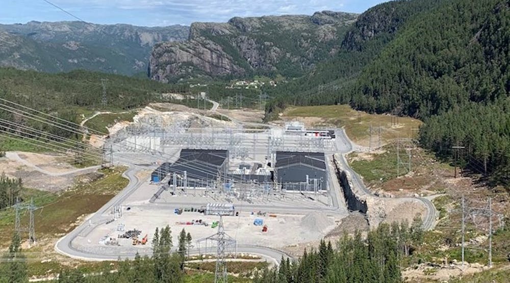 The NordLink converter site on Ertsmyra in Sirdal municipality.