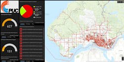 PUC uses an Operations Dashboard to monitor the inspection and repair progress across its water and electric asset maintenance programs. These dashboards connect in real-time to its Clearion-Esri database. PUC uses an Operations Dashboard to monitor the inspection and repair progress across its water and electric asset maintenance programs. These dashboards connect in real-time to its Clearion-Esri database.