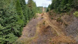 Herbicide applications are used to enhance mowing results throughout the wire zone. Herbicide applications are used to enhance mowing results throughout the wire zone.