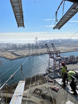 View from conductors overlooking Cerritos Channel. View from conductors overlooking Cerritos Channel.