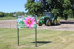 In July 2020, pollinator habitat was prepped for seeding at ECE&rsquo;s Braham, Minnesota, headquarters.