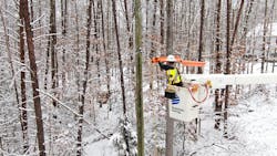 Safety is a top priority for Dominion Energy when responding to an ice storm. Safety is a top priority for Dominion Energy when responding to an ice storm.