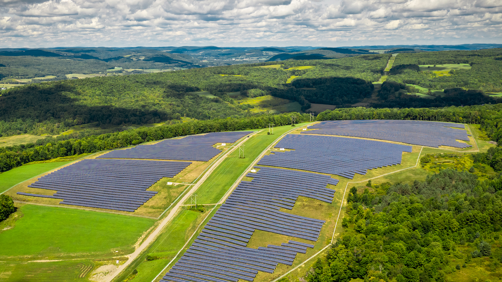 Located in Chenango County, New York, CS Energy completed this solar project in the fall of 2020.