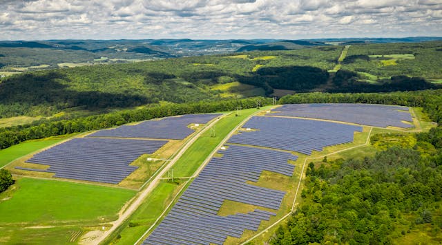 Located in Chenango County, New York, CS Energy completed this solar project in the fall of 2020.