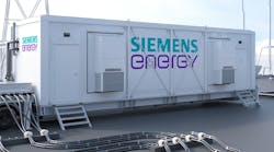 Containerized static synchronous compensator (STATCOM) solution from Siemens Energy.