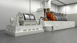 The synchronous condenser Siemens Energy will supply to the ESB will be the first in the country and incorporate the world's largest flywheel used for grid stability. It will be a key component of the ESB's Green Atlantic @ Moneypoint project, an ambitious plan to transform the County Clare site into a green energy hub. The synchronous condenser Siemens Energy will supply to the ESB will be the first in the country and incorporate the world's largest flywheel used for grid stability. It will be a key component of the ESB's Green Atlantic @ Moneypoint project, an ambitious plan to transform the County Clare site into a green energy hub.