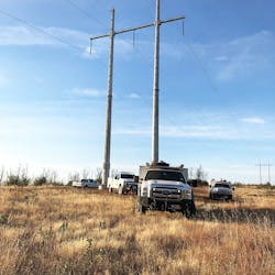 On the Shasta-to-Cottonwood #2 line, crews replaced temporary wooden H-frame structures with new steel H-frame structures after the lattice structures were destroyed or damaged during the Carr Fire. On the Shasta-to-Cottonwood #2 line, crews replaced temporary wooden H-frame structures with new steel H-frame structures after the lattice structures were destroyed or damaged during the Carr Fire.