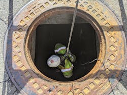 The jobsite safety program includes a retrieval system. The jobsite safety program includes a retrieval system.