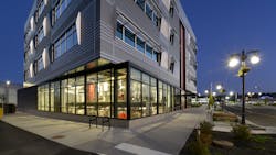 The Central Energy Plant located in the Scott Morris Center for Energy Innovation is visible through windows to help build awareness about the Eco-District that provides energy to Catalyst and the Morris Center. The Central Energy Plant located in the Scott Morris Center for Energy Innovation is visible through windows to help build awareness about the Eco-District that provides energy to Catalyst and the Morris Center.