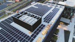 Catalyst solar panels provide onsite renewable energy.