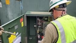 First BGE MOS field installation. First BGE MOS field installation.