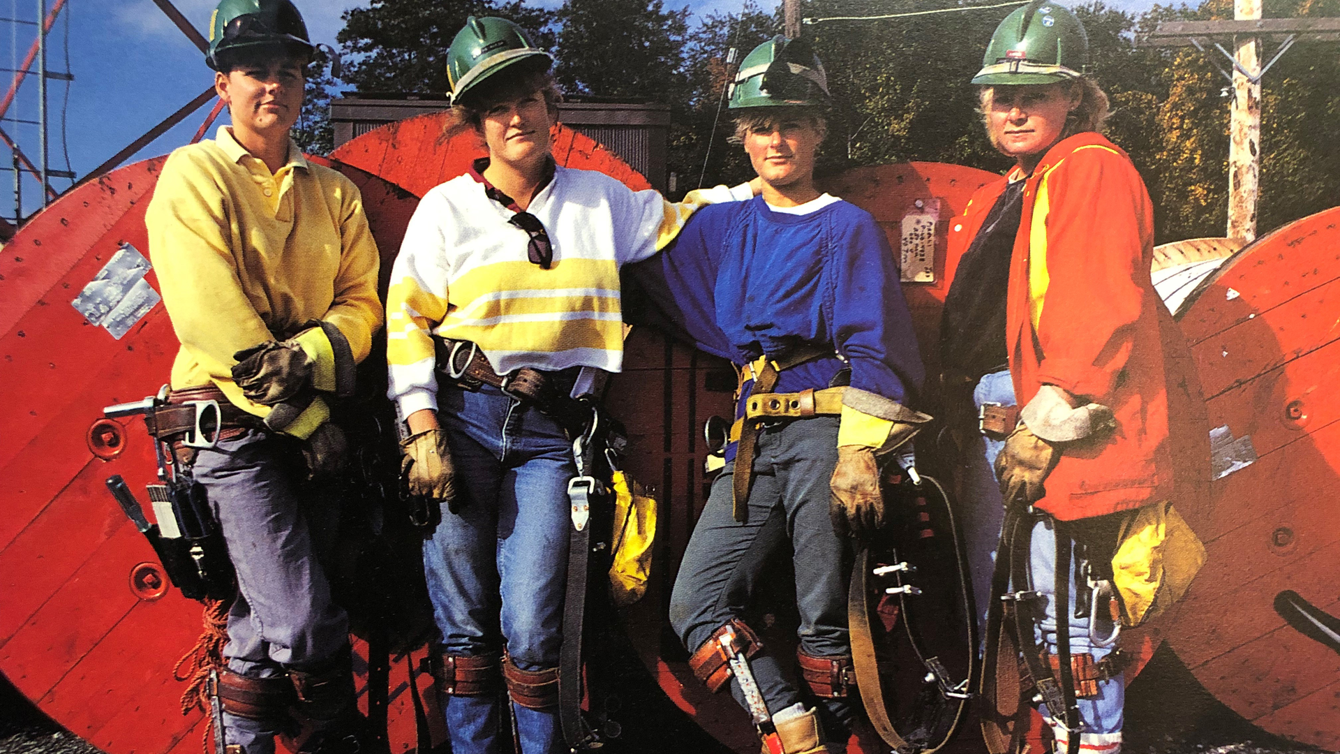 Five women were hired in 1988, and one quit before the end of the six-month period, leaving Ruch and three other lineworkers&mdash;Linda Monroe, Laurie Walsh and Janette Smit.
