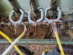 Split-core CT installation. Split-core CT installation.