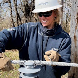 Paige Spietz, a college basketball player who earned her degree in environmental science from the University of San Francisco, never envisioned a future career in line work. Paige Spietz, a college basketball player who earned her degree in environmental science from the University of San Francisco, never envisioned a future career in line work.