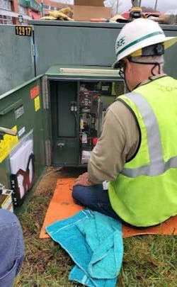 First BGE MOS field installation. First BGE MOS field installation.