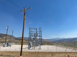 Mount Taylor in the background and the transmission outlet leading to Acoma Pueblo lands. Mount Taylor in the background and the transmission outlet leading to Acoma Pueblo lands.