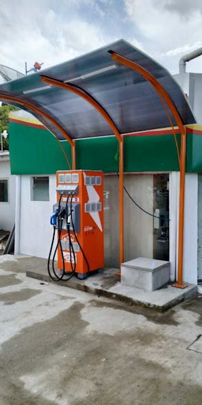 Fast-charging station at Prudentopolis.