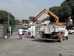 Fast-charging station installation at Paranguá.
