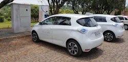 Fast-charging station at Laranjeiras do Sul.