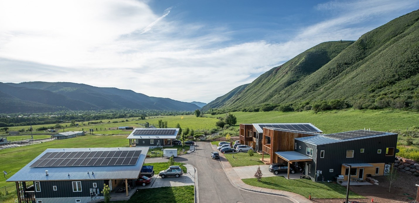 Basalt Vista Affordable Housing Community, in the rural town of Basalt, Colorado&mdash;population 4,170, NREL is testing one of its most novel grid operation solutions. Members of local electric cooperative Holy Cross Energy are sharing electricity between solar panels, batteries, heaters, and electric vehicles.