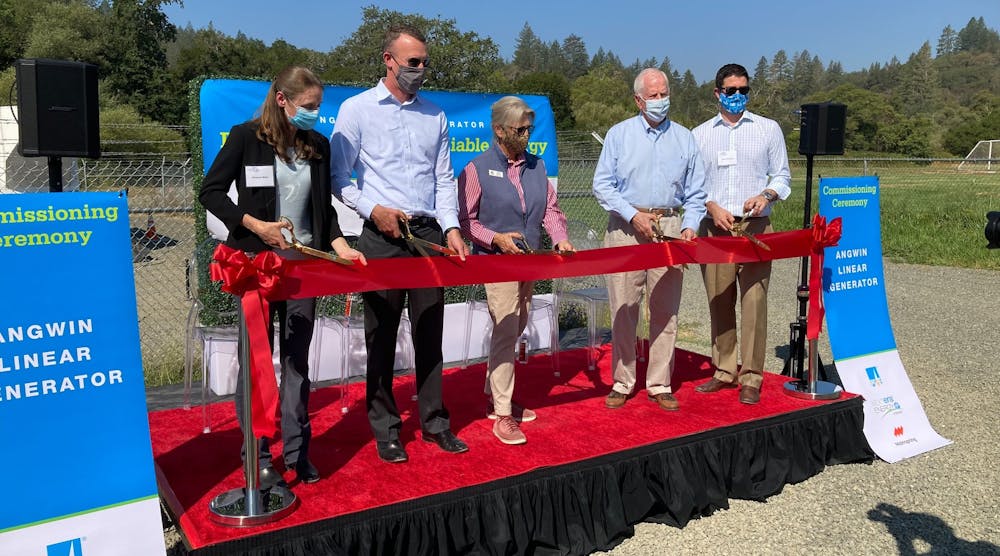 Angwin Linear Generator Event Ribbon Cutting