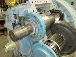 Figure 3: Wind turbine gearbox and its components Figure 3: Wind turbine gearbox and its components