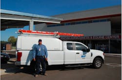 SRP Meterman, Al Acothley, assisted Harmon Solar with commissioning the new solar system. SRP Meterman, Al Acothley, assisted Harmon Solar with commissioning the new solar system.