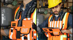 Two Hand Touch Safe T Ht I Pad Tablet Hi Viz Harness 01