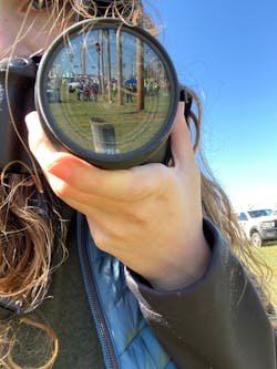 Field Editor Amy Fischbach's daughter, Lily, shot this photo. With her iPhone, Lily took a photo of a Canon camera lens, which reflects the scene on the Rodeo grounds. Field Editor Amy Fischbach's daughter, Lily, shot this photo. With her iPhone, Lily took a photo of a Canon camera lens, which reflects the scene on the Rodeo grounds.