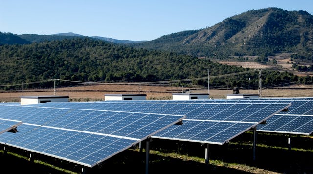 Photovoltaic solar panels in Spain