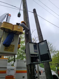 Installation of field IED breaker controller. Installation of field IED breaker controller.