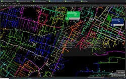 Dynamic representation of as-operated model of distribution grid. Dynamic representation of as-operated model of distribution grid.