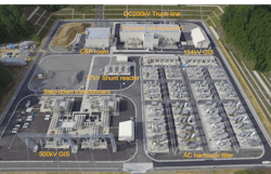 Aerial view of commissioned Hida frequency converter station. Aerial view of commissioned Hida frequency converter station.