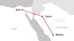 The first ever large-scale HVDC interconnection link in the Middle East and North Africa. The first ever large-scale HVDC interconnection link in the Middle East and North Africa.