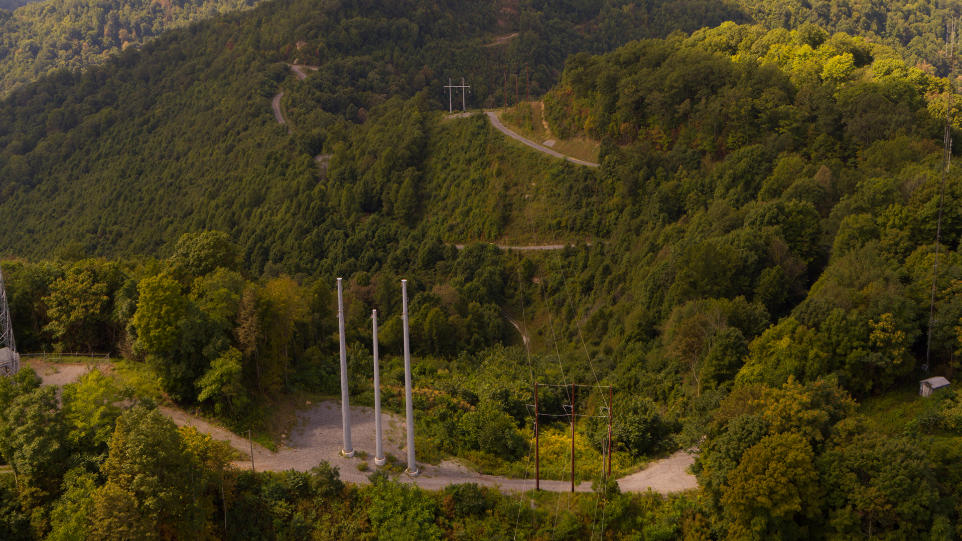 A right-of-way on the transmission project includes newly constructed transmission structures.