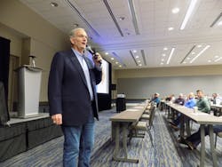Carl Potter, the founder of the Safety Institute and author of 12 books, started off his presentation by thanking the attendees for their dedication throughout the pandemic. Carl Potter, the founder of the Safety Institute and author of 12 books, started off his presentation by thanking the attendees for their dedication throughout the pandemic.